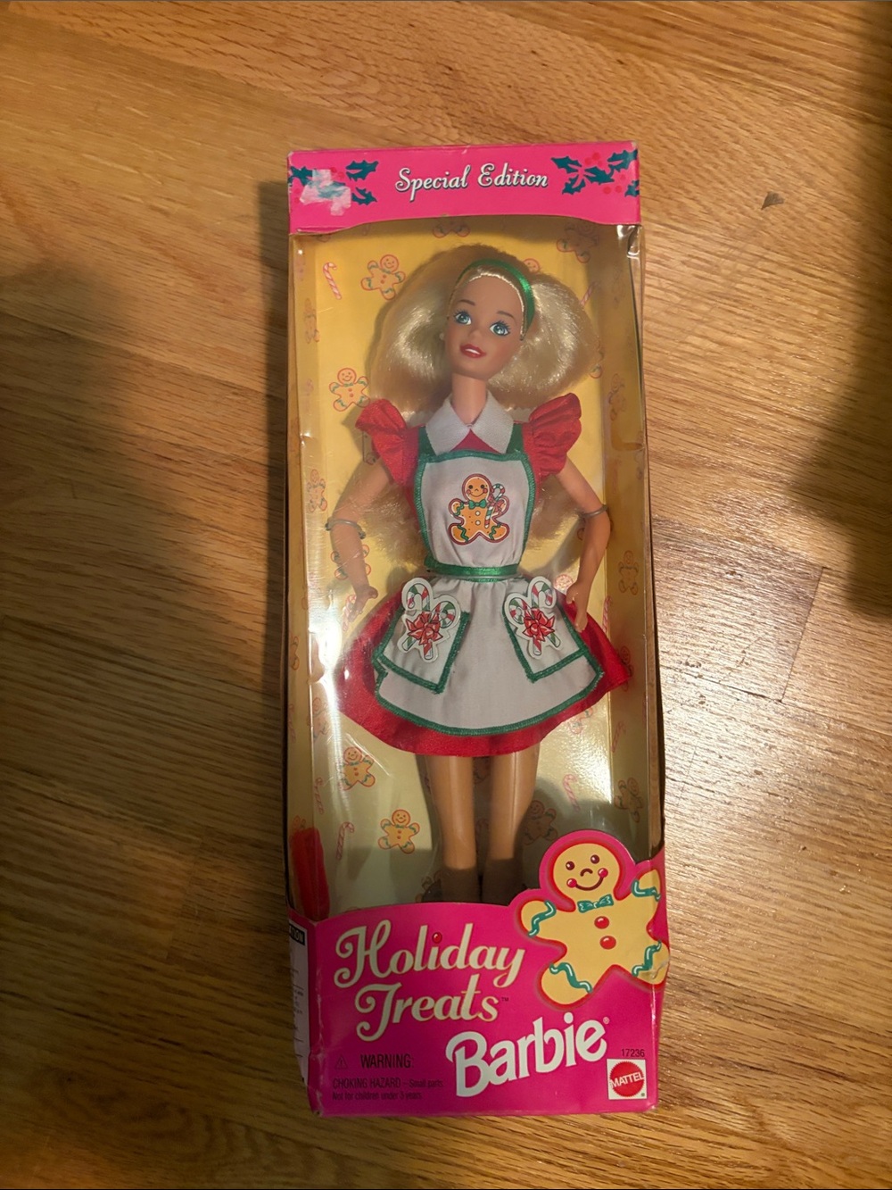 1997 Barbie Holiday Treats Doll - Red, White & Green Special Edition